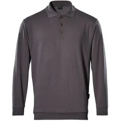 Polo-Sweatshirt "TRINIDAD" Crossover - S - anthrazit