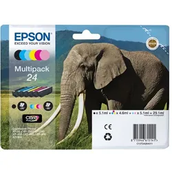 Epson T2428 (C13T24284011) - Tintenpatrone, black + color (schwarz + farbe)