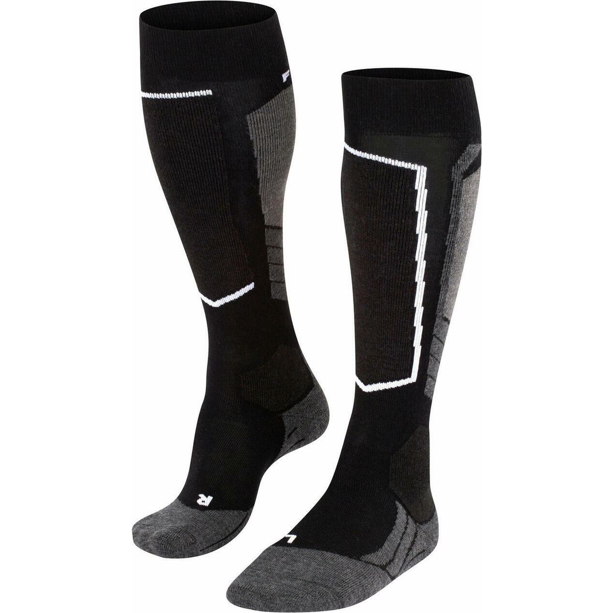 Falke SK2 Intermediate Wool Damen Skiing Kniestrümpfe black-mix (3010) 39-40 16525-3010-39-40