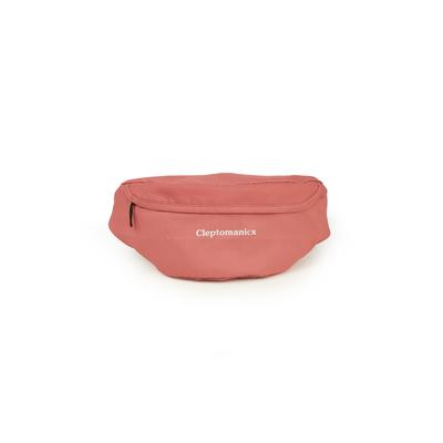 Gürteltasche CLEPTOMANICX "Mega", Gr. B/H/T: 11cm x 7cm x 30cm, rot, Kunstfaser, unifarben, Taschen Gürteltasche, mit verstellbarem Tragegurt