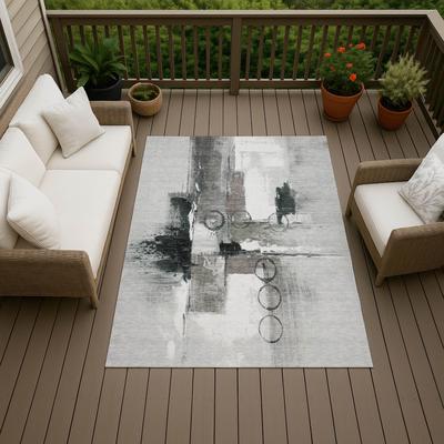 Addison Rugs Machine Washable Indoor/ Outdoor Modern Griffin Chantille Rug