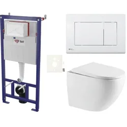 SAT Wand-WC-Set für Trockenbau/Vorwandmontage SIKOSSTOR6720K