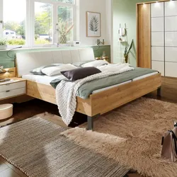 Wiemann Bett Capri 180 x 200 cm Holzoptik Braun Eiche