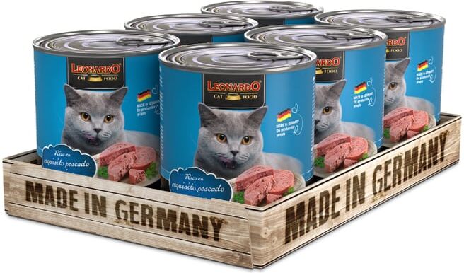 Leonardo Feline Rico Em Peixe 6 uds x 200g