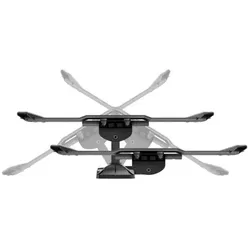 Meliconi Slimstyle Plus 400 Duo TV-Ständer (Wand, 60 kg, 32" - 88"), TV Wandhalterung, Schwarz