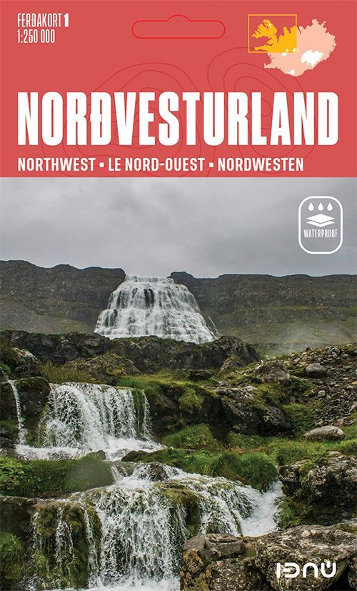 Carte routière n° 1 - Islande Nord-Ouest   Idnu