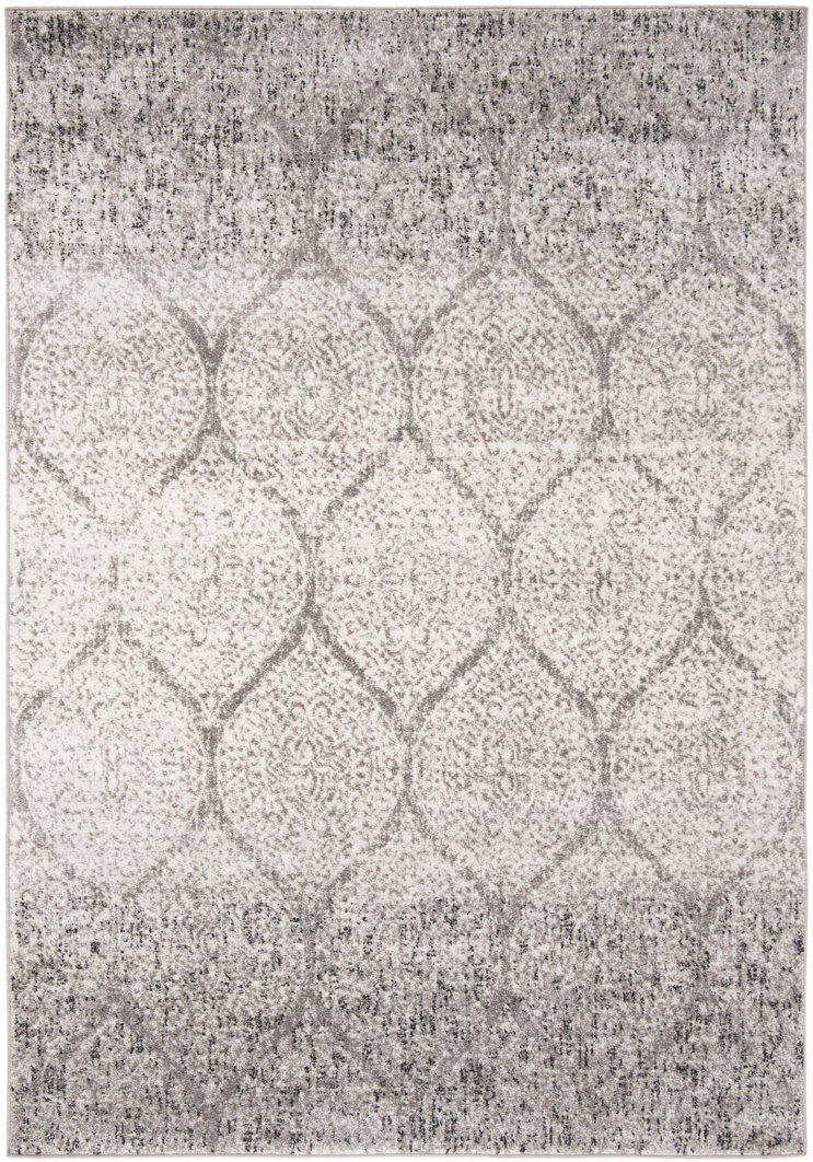 Latitude Vive Wisner Geometric Area Rug Gray Rectangle 155 x 229 cm