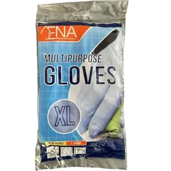 Abena ENA Multipurpose Chemikalien Schutzhandschuhe blau XL Gr. 9,5-10 hergestellt aus Gummi Latex, Lebensmittel geeigne