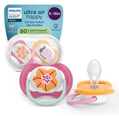 Philips Avent Pack Ultra Air Happy Girl 6-18M 2 un