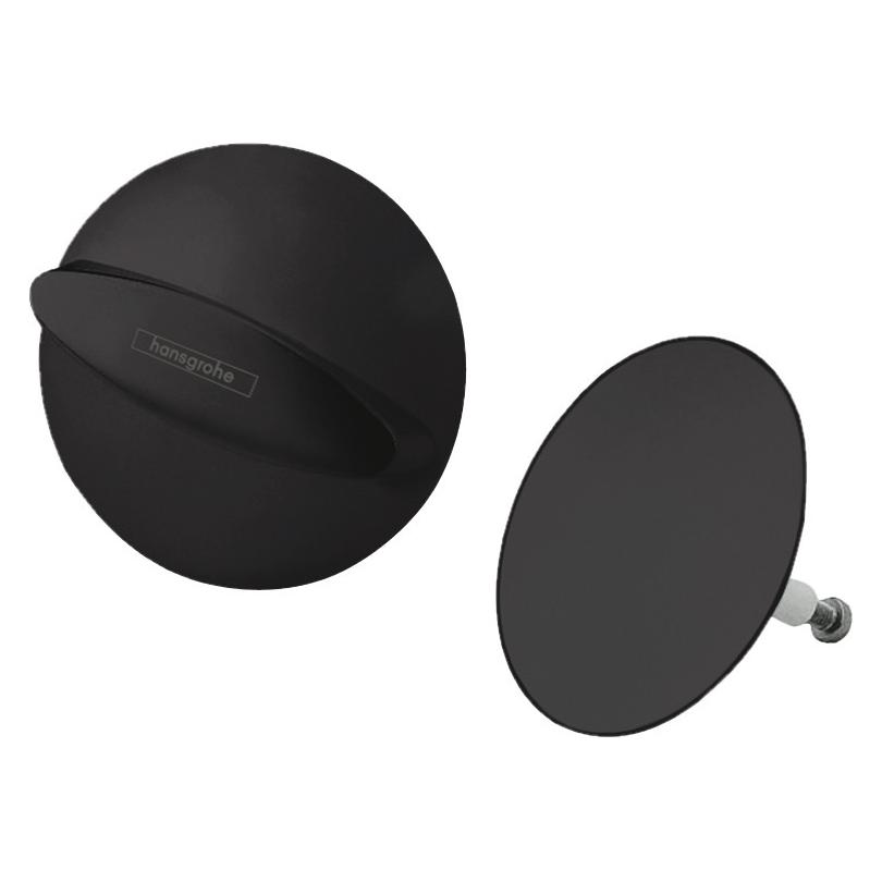 hansgrohe Flexaplus Fertigset Alauf-und Überlaufgarnitur (mattschwarz) (Überlaufgarnitur) (58185670)
