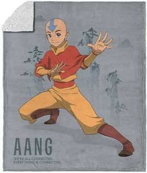 Northwest Nickelodeon Avatar The Last Airbender Silk Touch Sherpa Throw Blanket