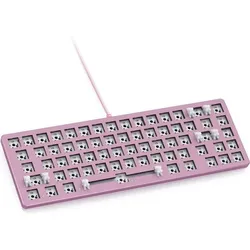 Glorious GMMK2 Compact Tastatur - Barebone, ANSI-Layout (US, Kabelgebunden), Tastatur, Pink