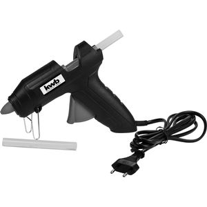 kwb Heißklebepistole 989490, 16 W, kabelgebunden, Aufheizzeit 240 Sek., inkl. 2 Klebesticks mit Ø 11 mm