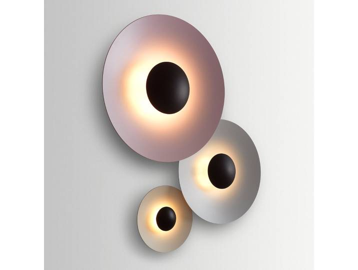 Ginger 42C Wandleuchte Stone Grey - Marset Ginger 42 C - Wohnzimmer - Design - Metall - Rund