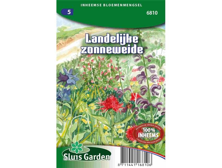Rustieke of landelijke zonneweide zaden