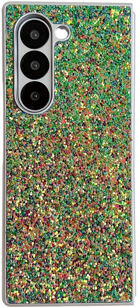 EIDERWOOD Samsung Galaxy Z Fold7 Glitter Mobil Cover - Grøn