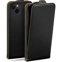 moex Flip Case iPhone 15 Klapphülle Leder Optik