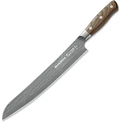 F. Dick DarkNitro Brotmesser Brotschneider Messer mit Wellenschliff 26cm 8113962, Küchenmesser, Silber