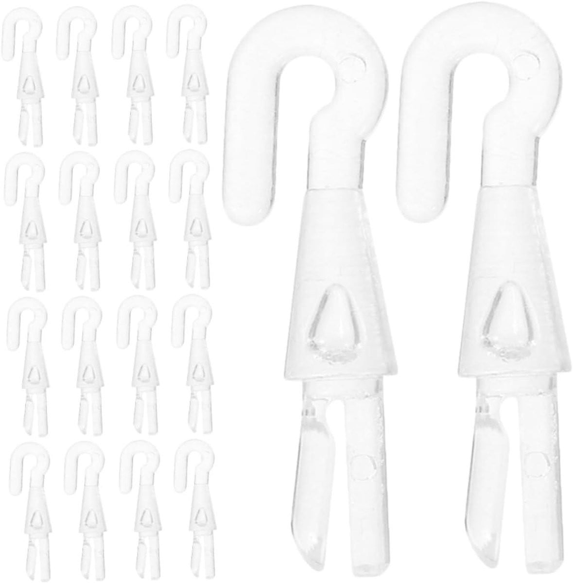 20 stuks Vervangende Blind Wand Haken - Transparant - Jaloezie Accessoires