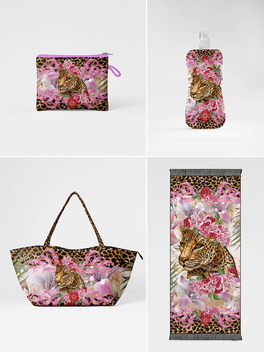 Vaya Vida Beach Towel Lady Leo