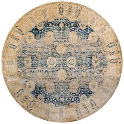 Alexander Home Contessa Traditional Floral Distressed Border Rug