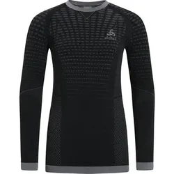 ODLO Kinder Unterhemd Shirt l/s crew neck EVOLUTION, Größe 140 in Schwarz Schwarz