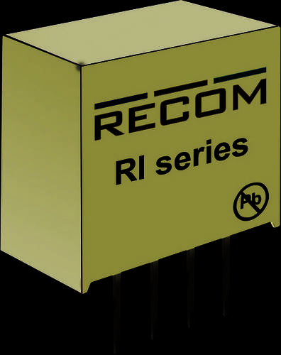 RECOM RI-2405S DC/DC-Wandler, Print 24 V/DC 5 V/DC 400mA 2W Anzahl Ausgänge: 1 x Inhalt 1St.