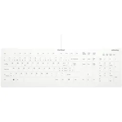 Active Key Tast Medical Kabel AK-C8112-U1-W/CH - wischdesinfizierbar -105 Tasten - schweizerisch - weiß