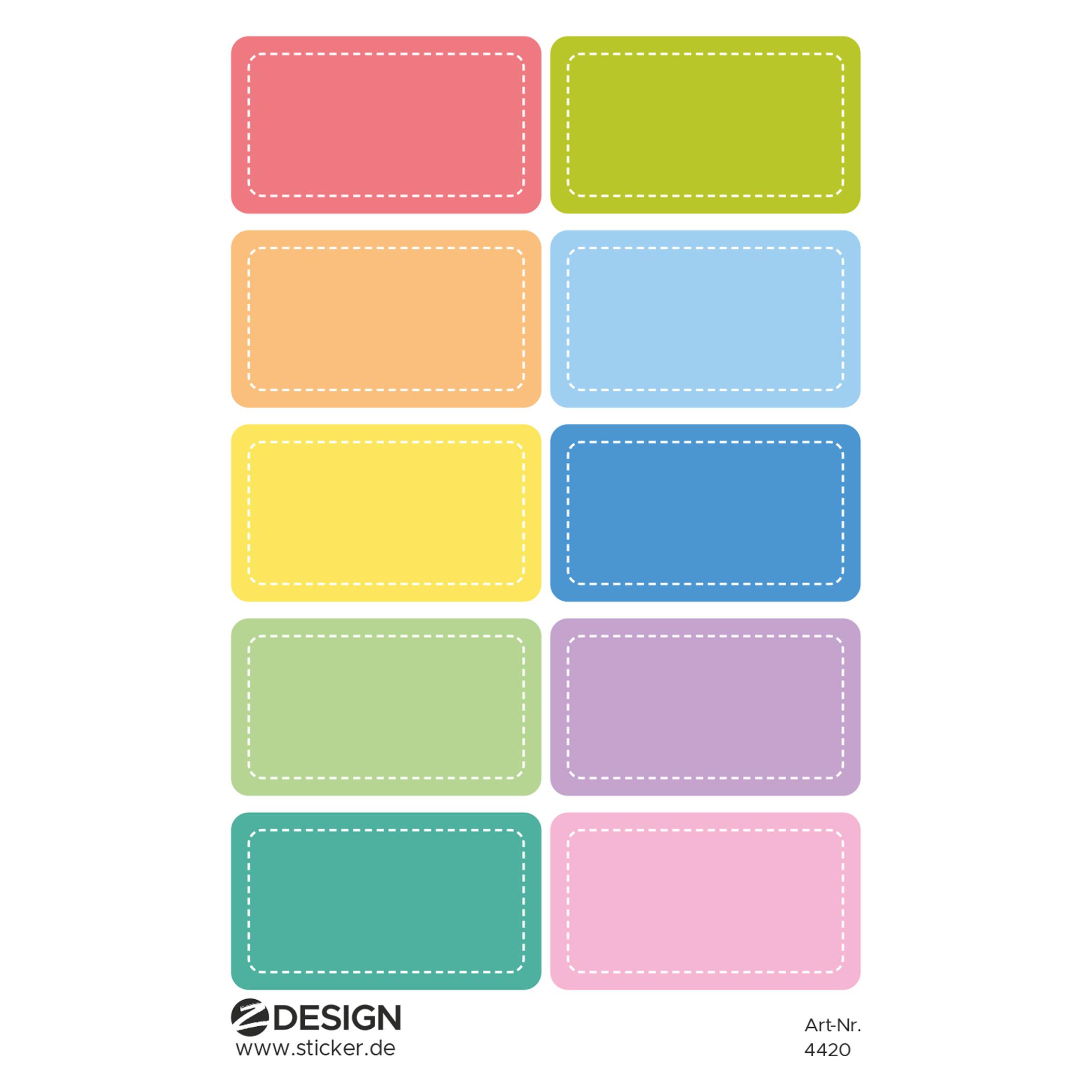 Z-Design Sticker zum Beschriften (4420)