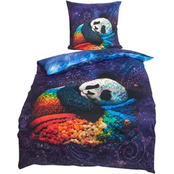 Traumschlaf, Bettwäsche, Panda (Bettwäsche Set, 80x80 cm)