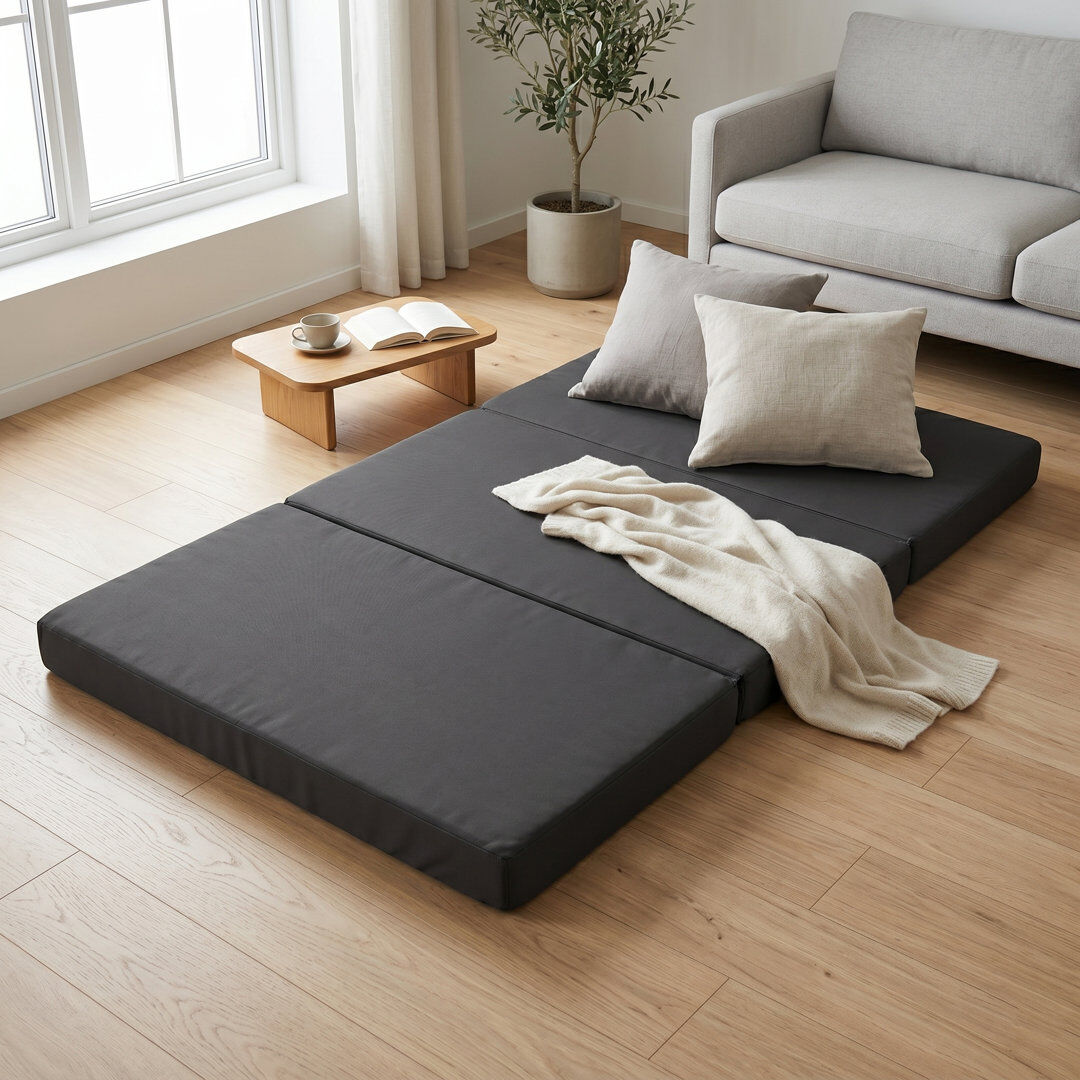 Dull Symple Stuff Small Double (4') Foam Mattress Black