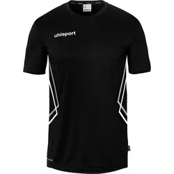 Uhlsport Equipe 29 Poly Shirt Kurzarm schwarz/weiß/steingrau L