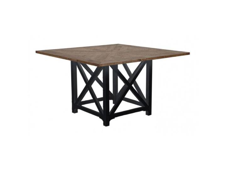 Table carrée - Bois - Marron - Interior's