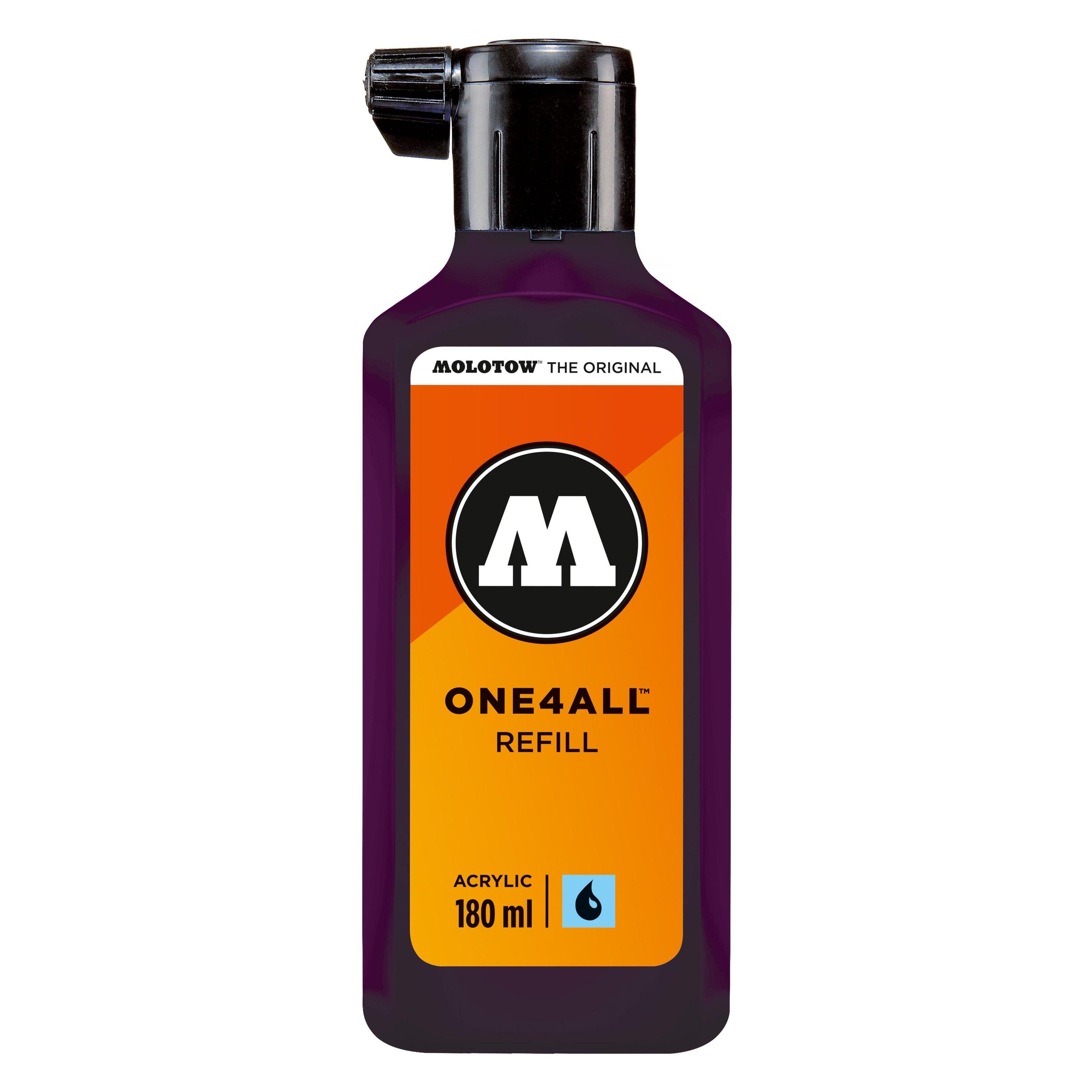 Molotow Nachfülltinte One4All für Permanentmarker 180ml purpurviolett (Violett, 180 ml) (MO692233)