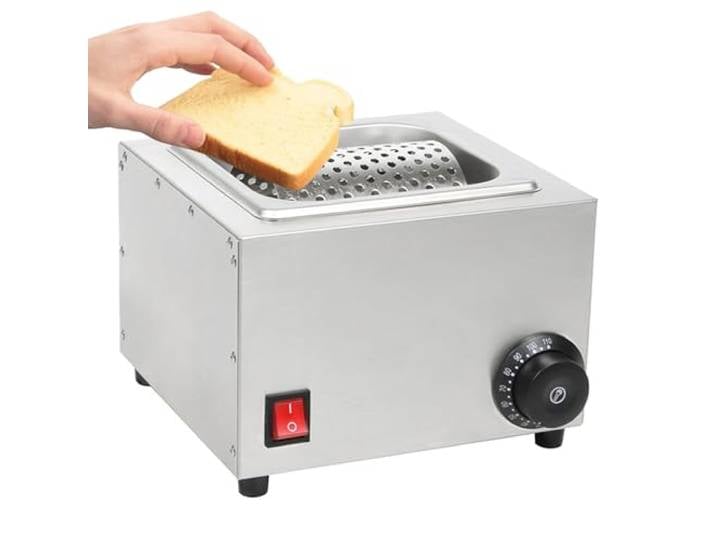 Elektrische Butterrad 2025 Upgrade – 3s Schmelzfunktion für Burger, Brot & Sandwiches Temperaturregelung 0-110°C Spart 30% Butter Edelstahl 304 Ideal für Zuhause, Café, Food Truck