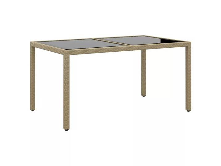 VidaXL - Gartentisch poly-rattan, One Size, Beige