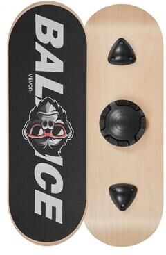 Tools, Home & Hobby Adjustable Wooden Balance Board Trainer For Core Workout And Stability Training Adjustable Wooden Balance Board Trainer For Core Workout And Stability Training