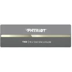 Patriot Memory TXD PCIe M.2 2280 USB 3.2 Gen2 SSD ENCLOSURE SSD-Gehäuse Silber
