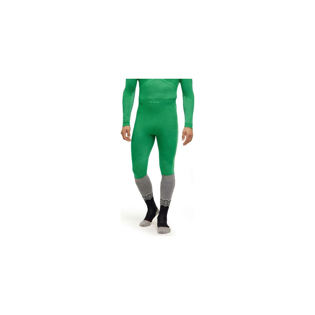 Falke Herren Tights Wool-tech grassgreen (7014) (7014) L 33488-7014-L