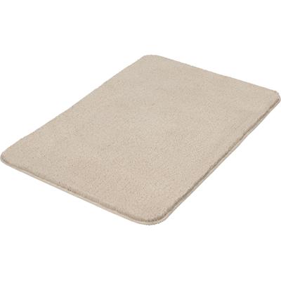 Badematte KLEINE WOLKE "Marco, Badvorleger, Badezimmer Teppich", beige (sandbeige), H:20mm, Polyester, Badematten, Badematte, Badteppich, Uni Farben
