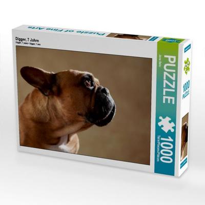 CALVENDO Puzzle Digger, 7 Jahre | 1000 Teile Lege-Größe 64 × 48 cm Foto-Puzzle für glückliche Stunden