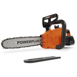 Powerplus Dual Power Akku Kettensäge POWDPG7570 - 20V Säge, 300 mm Schwert für Einhand Bedienung