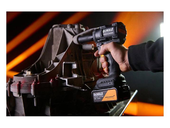 Akku-Schlagbohrschrauber DEWALT McLaren F1 Team 18 V XR Brushless Twin Kit , schwarz (bunt), Bohrmaschinen, Akku-Schlagbohrschrauber