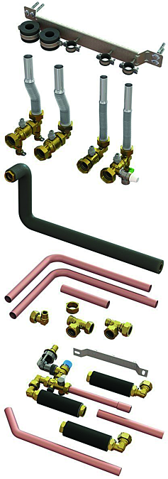 Vaillant flexoCOMPACT Anschlussskonsole 0020205412 integrierte Sole-Befüllstation