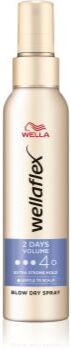 Wella flex 2 Days Volume spray para finalização térmica de cabelo 150 ml. flex 2 Days Volume