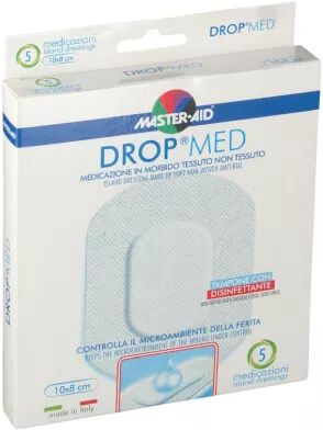 Master Aid Drop Med Micro-Environment Dressing 10x8cm x5
