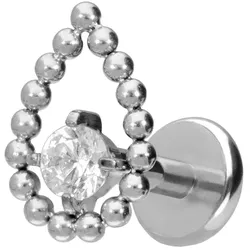 Titan Labret mit Push Fit TROPFEN + KRISTALL