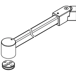 HSK Ersatzteile Stabilisationsbügel flexible Anbindung, Weiß, E85349-S-04 E85349-S-04