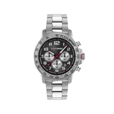 Luxusuhr PLEIN SPORT "Uhren", silber (1ss, stainlesssteel, 1ss, stainlesssteel), Armbanduhren, Herren, 1SS / StainlessSteel