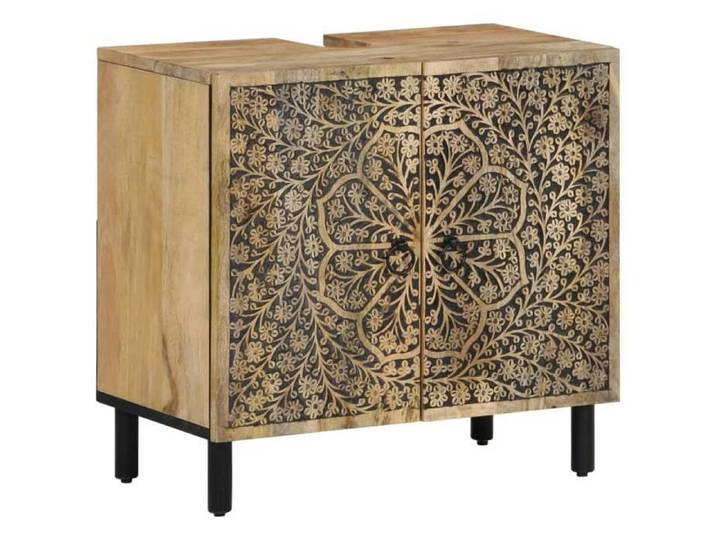 Ensemble de salle de bain - VIDAXL - Mango - Bois massif - Deux pièces - Design contemporain